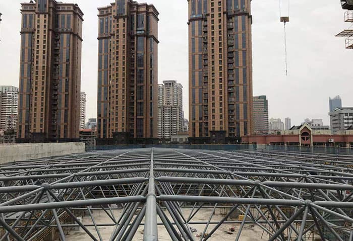 丰县螺栓球网架结构